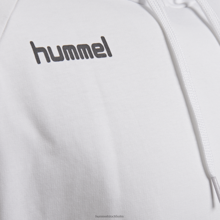 se Hummel män hmlgo hoodie i bomull LL40V1625 \"huvtröja med chevronärmar\"