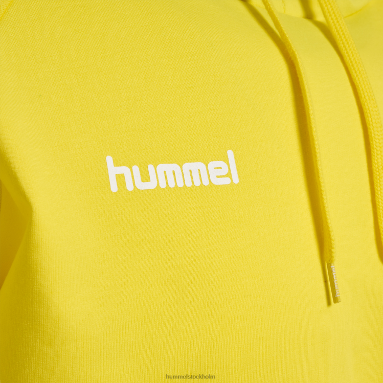 se Hummel män hmlgo hoodie i bomull LL40V745 \"huvtröja med chevronärmar\"