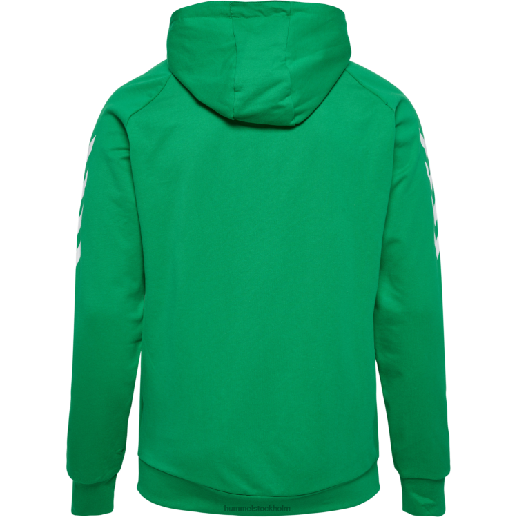 se Hummel män hmlgo hoodie i bomull LL40V941 \"huvtröja med chevronärmar\"