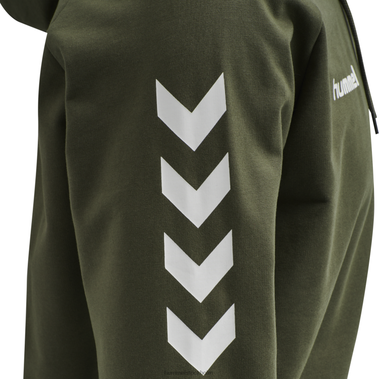 se Hummel män hmlgo hoodie i bomull med dragkedja LL40V1239 \"Kläder\"