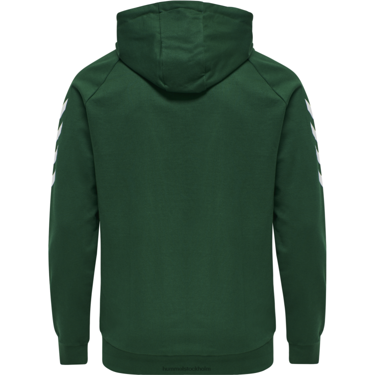 se Hummel män hmlgo hoodie i bomull med dragkedja LL40V1548 \"Kläder\"