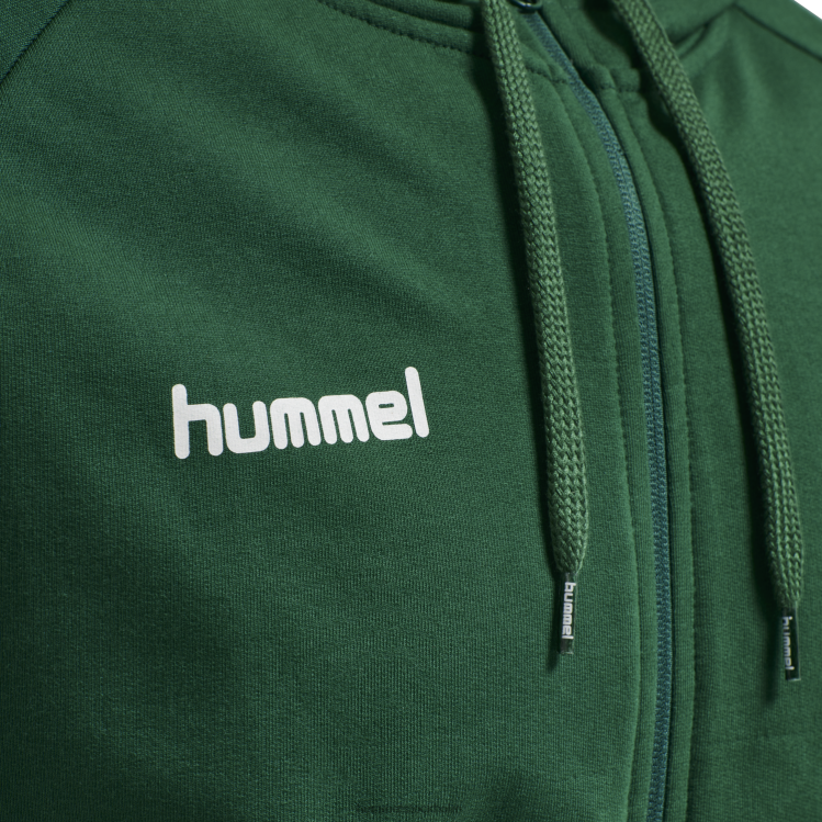 se Hummel män hmlgo hoodie i bomull med dragkedja LL40V1548 \"Kläder\"