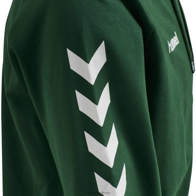 se Hummel män hmlgo hoodie i bomull med dragkedja LL40V1548 \"Kläder\"