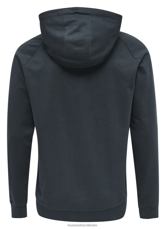 se Hummel män hmlgo hoodie med logotyp i bomull LL40V1392 \"huvtröja med stort logotyptryck\"