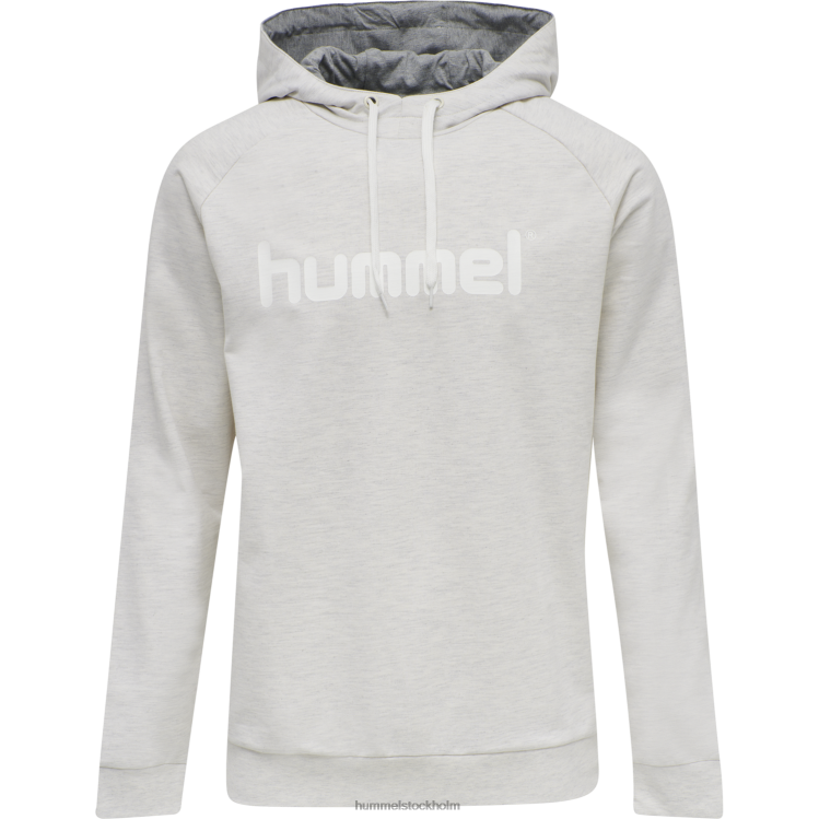 se Hummel män hmlgo hoodie med logotyp i bomull LL40V1431 \"huvtröja med stort logotyptryck\"