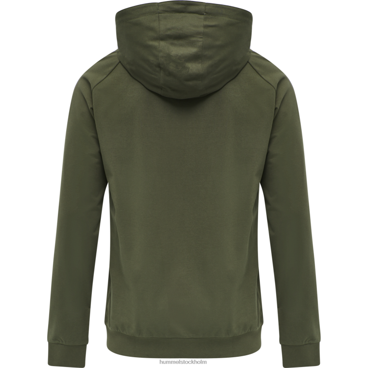 se Hummel män hmlgo hoodie med logotyp i bomull LL40V1448 \"huvtröja med stort logotyptryck\"