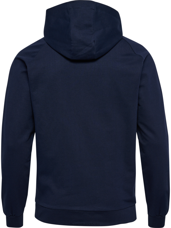 se Hummel män hmlgo hoodie med logotyp i bomull LL40V1453 \"huvtröja med stort logotyptryck\"