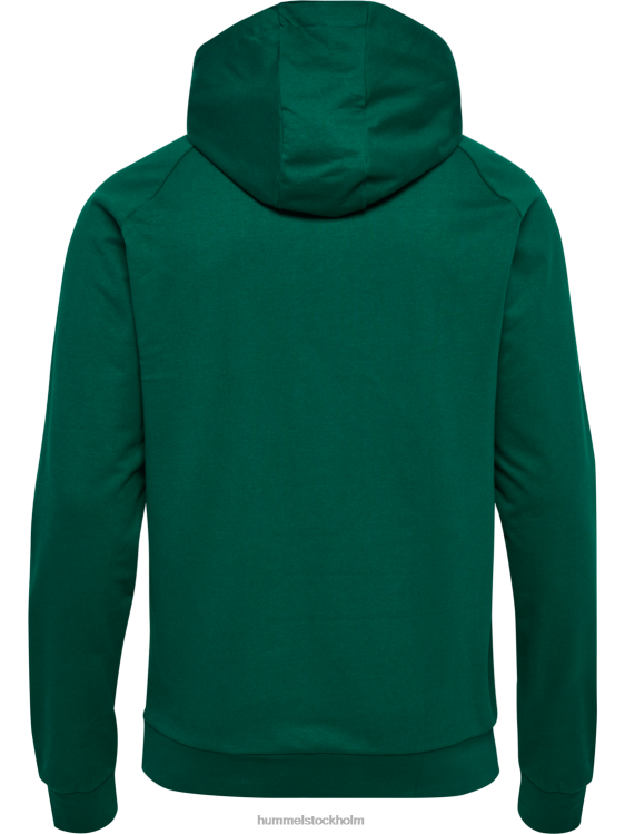 se Hummel män hmlgo hoodie med logotyp i bomull LL40V1466 \"huvtröja med stort logotyptryck\"