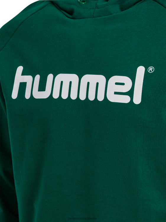 se Hummel män hmlgo hoodie med logotyp i bomull LL40V1466 \"huvtröja med stort logotyptryck\"