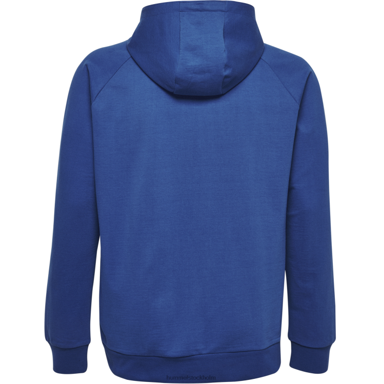 se Hummel män hmlgo hoodie med logotyp i bomull LL40V1561 \"huvtröja med stort logotyptryck\"