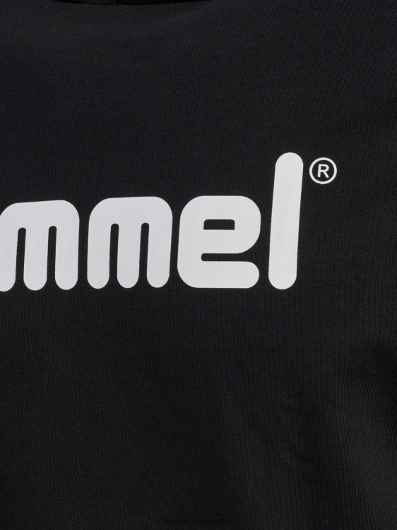 se Hummel män hmlgo hoodie med logotyp i bomull LL40V1599 \"huvtröja med stort logotyptryck\"