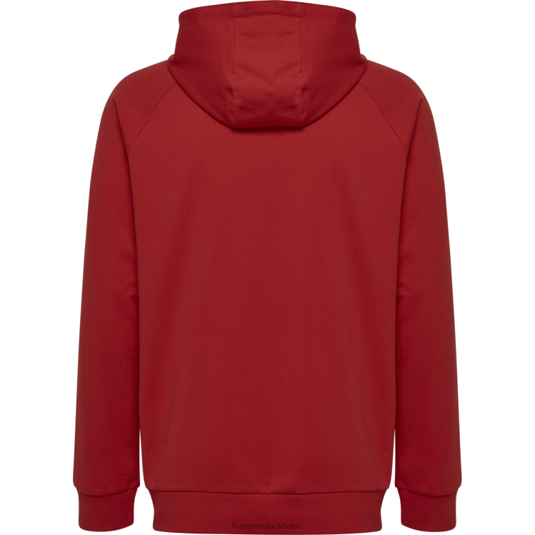 se Hummel män hmlgo hoodie med logotyp i bomull LL40V1627 \"huvtröja med stort logotyptryck\"