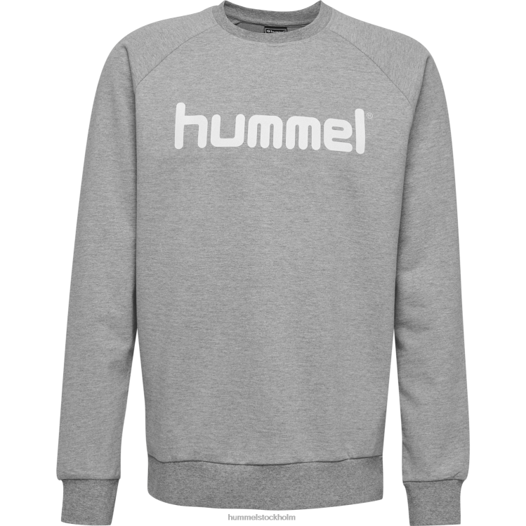 se Hummel män hmlgo sweatshirt med logotyp i bomull LL40V1465 \"Kläder\"