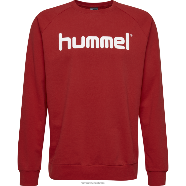 se Hummel män hmlgo sweatshirt med logotyp i bomull LL40V1475 \"Kläder\"