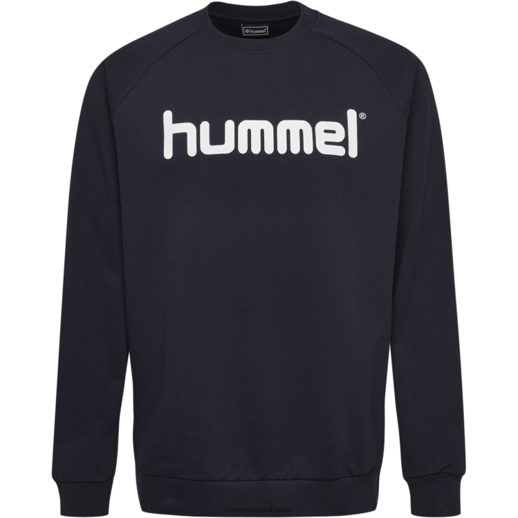 se Hummel män hmlgo sweatshirt med logotyp i bomull LL40V1560 \"Kläder\"