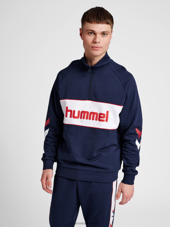 se Hummel män hmlic durban sweatshirt med halv zip LL40V1358 "tröja med halv dragkedja"