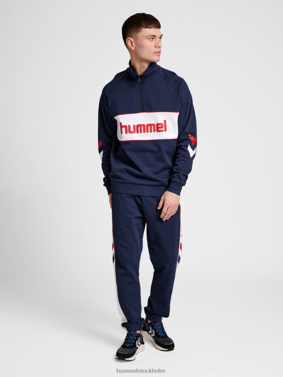 se Hummel män hmlic durban sweatshirt med halv zip LL40V1358 \"tröja med halv dragkedja\"