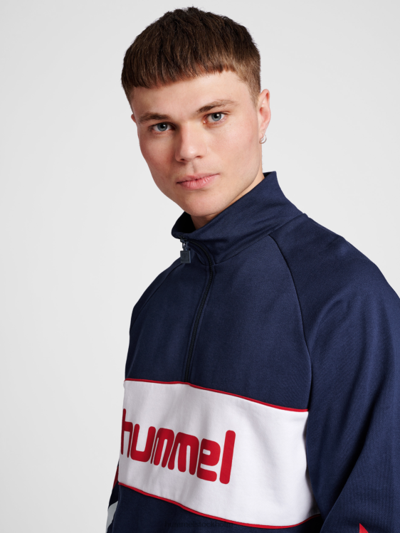 se Hummel män hmlic durban sweatshirt med halv zip LL40V1358 \"tröja med halv dragkedja\"