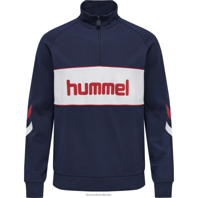 se Hummel män hmlic durban sweatshirt med halv zip LL40V1358 \"tröja med halv dragkedja\"