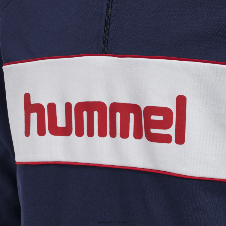 se Hummel män hmlic durban sweatshirt med halv zip LL40V1358 \"tröja med halv dragkedja\"