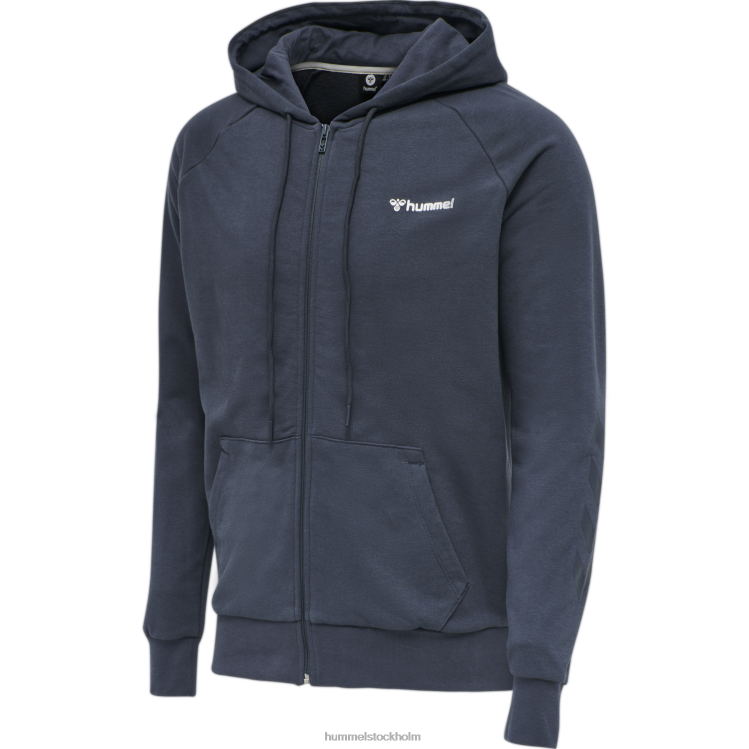 se Hummel män hmlisam hoodie med dragkedja LL40V1583 \"huvtröja med dragkedja\"