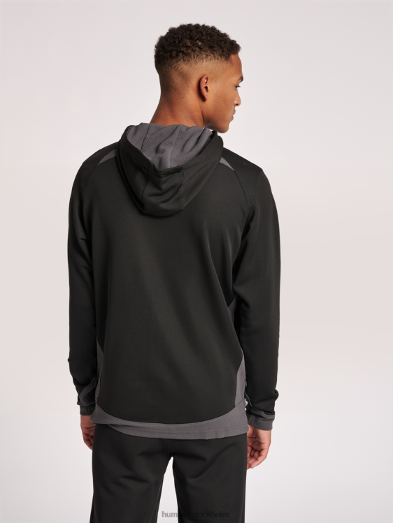 se Hummel män hmllead poly hoodie LL40V1245 \"luvtröja\"