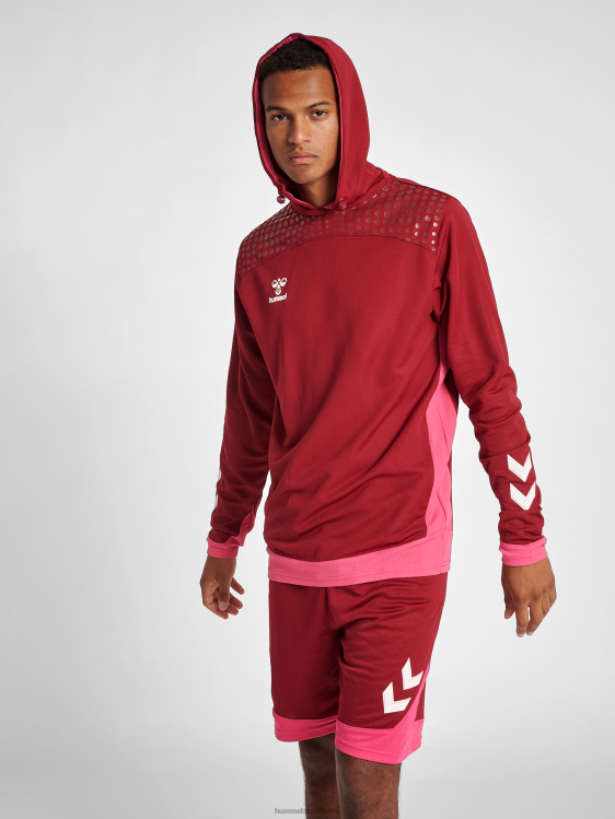 se Hummel män hmllead poly hoodie LL40V1302 "luvtröja"