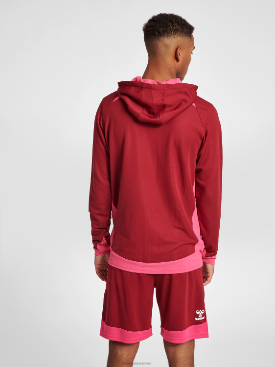 se Hummel män hmllead poly hoodie LL40V1302 \"luvtröja\"