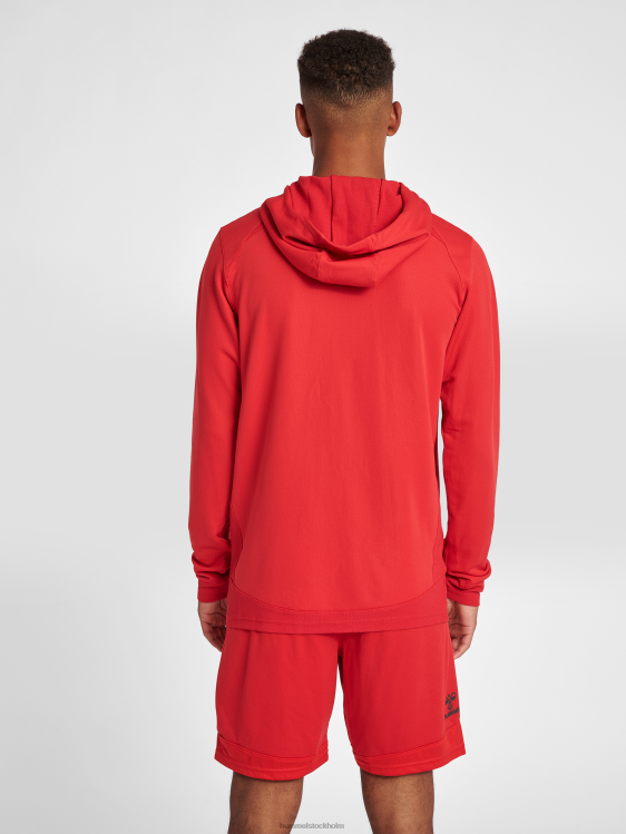 se Hummel män hmllead poly hoodie LL40V1317 \"luvtröja\"