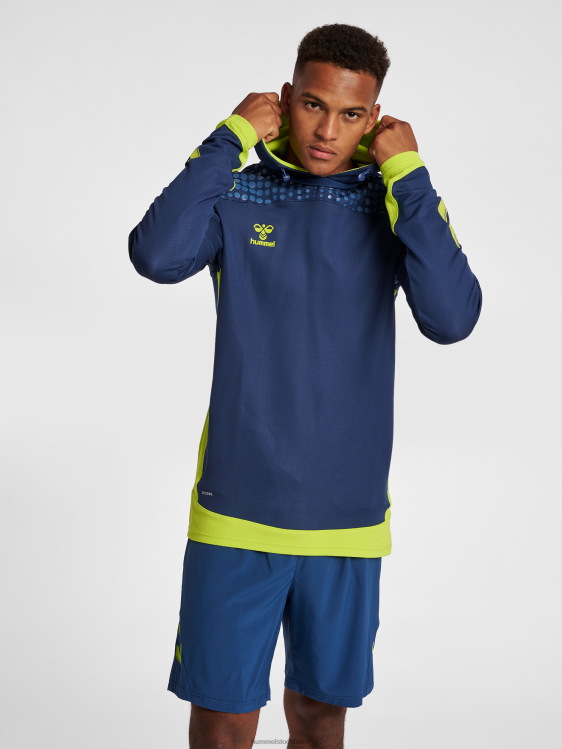 se Hummel män hmllead poly hoodie LL40V1320 "luvtröja"