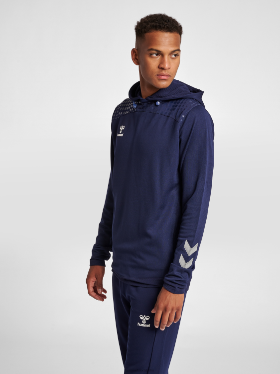 se Hummel män hmllead poly hoodie LL40V1485 "luvtröja"