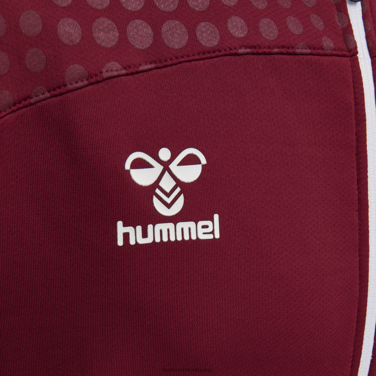 se Hummel män hmllead poly hoodie med dragkedja LL40V1206 \"luvtröja\"