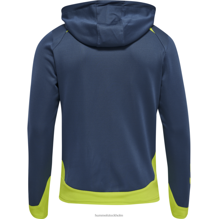 se Hummel män hmllead poly hoodie med dragkedja LL40V1243 \"luvtröja\"