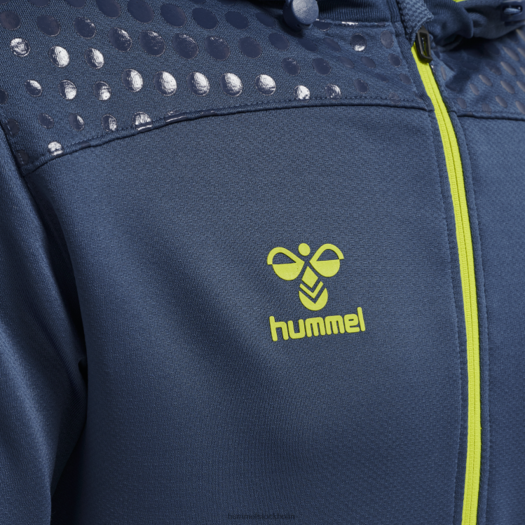 se Hummel män hmllead poly hoodie med dragkedja LL40V1243 \"luvtröja\"