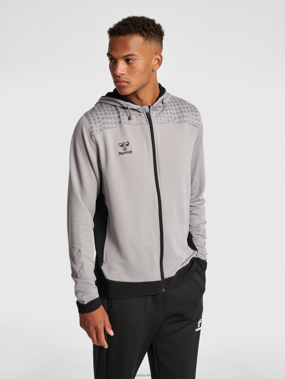 se Hummel män hmllead poly hoodie med dragkedja LL40V1607 "luvtröja"