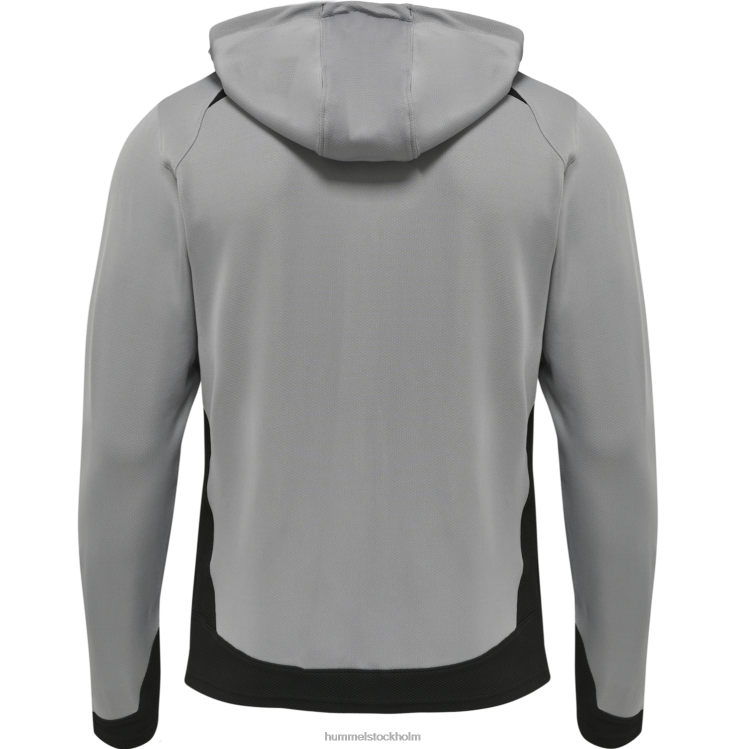 se Hummel män hmllead poly hoodie med dragkedja LL40V1607 \"luvtröja\"
