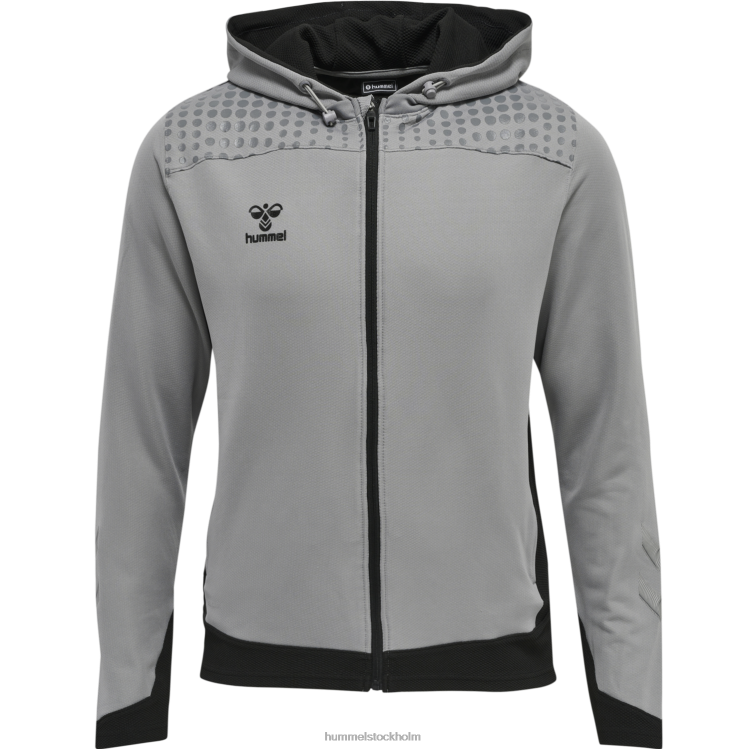 se Hummel män hmllead poly hoodie med dragkedja LL40V1607 \"luvtröja\"