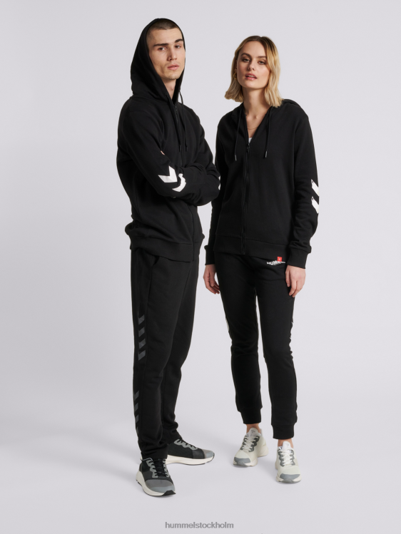 se Hummel män hmllegacy hoodie med dragkedja LL40V1605 "huvtröja med dragkedja"