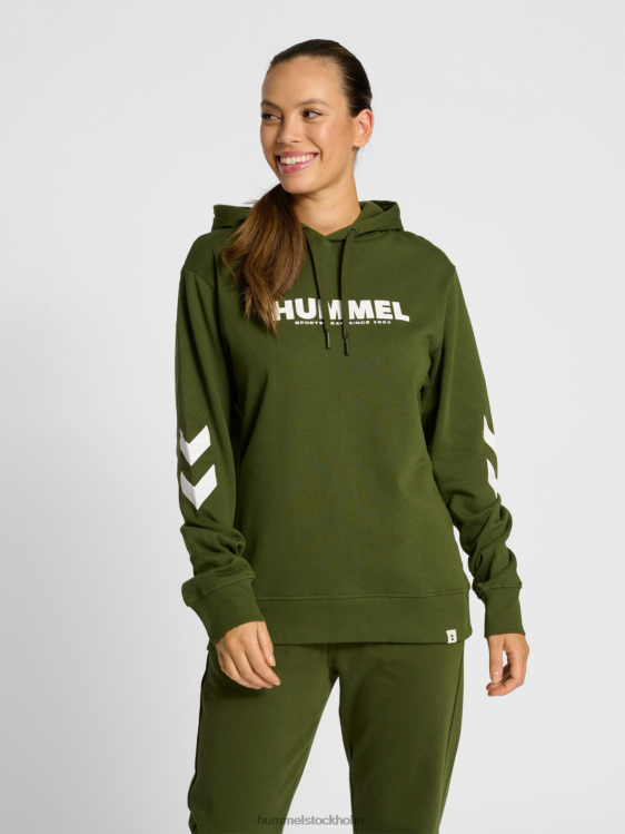 se Hummel män hmllegacy hoodie med logotyp LL40V978 \"luvtröja\"