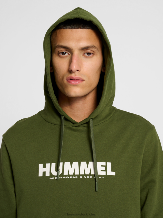 se Hummel män hmllegacy hoodie med logotyp LL40V978 \"luvtröja\"