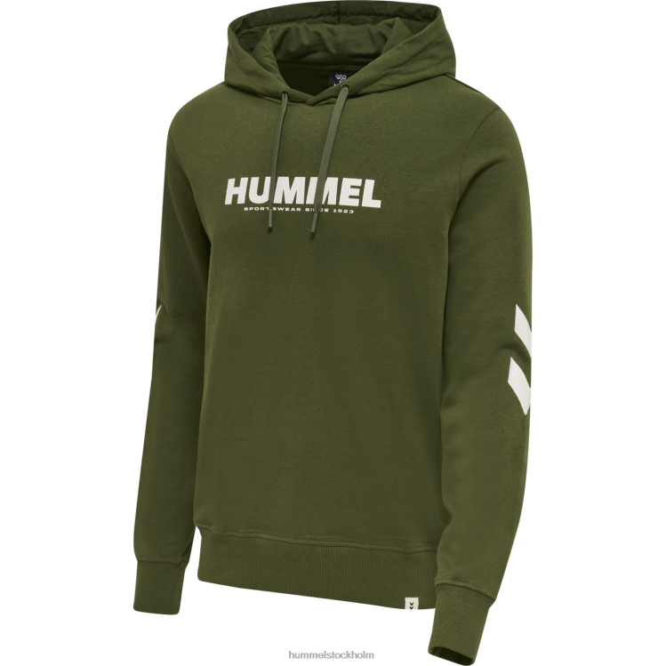 se Hummel män hmllegacy hoodie med logotyp LL40V978 \"luvtröja\"