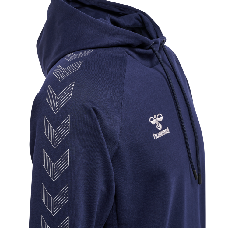 se Hummel män hmlmove grid hoodie i bomull LL40V1078 \"huvtröja i bomullsblandning\"