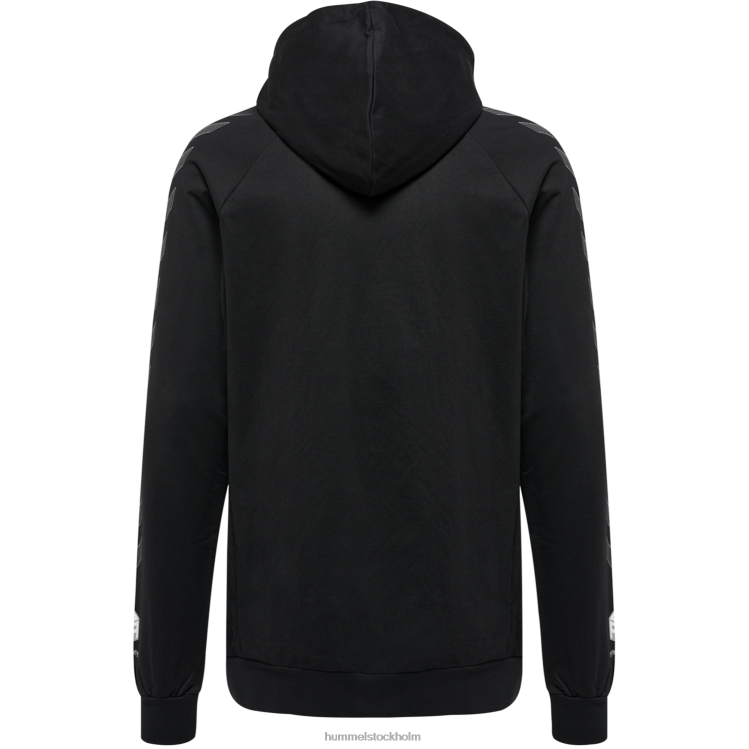 se Hummel män hmlmove grid hoodie i bomull LL40V565 \"huvtröja i bomullsblandning\"