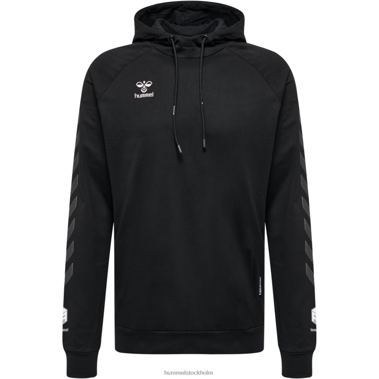 se Hummel män hmlmove grid hoodie i bomull LL40V565 \"huvtröja i bomullsblandning\"