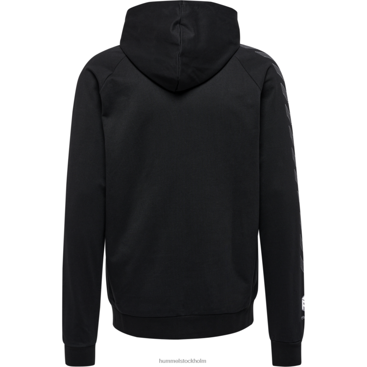 se Hummel män hmlmove grid hoodie i bomull med dragkedja LL40V286 \"huvtröja med dragkedja\"