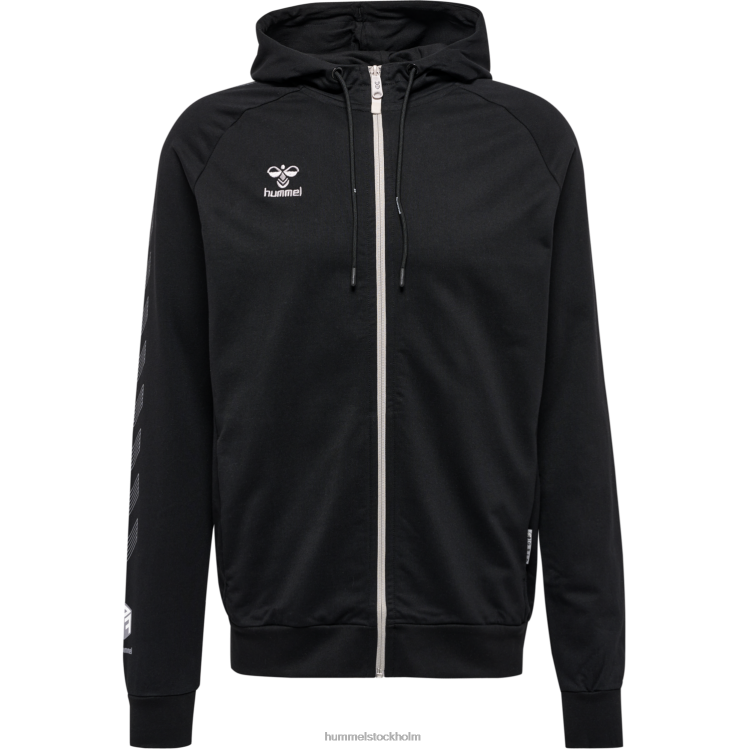 se Hummel män hmlmove grid hoodie i bomull med dragkedja LL40V286 \"huvtröja med dragkedja\"