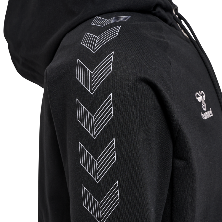 se Hummel män hmlmove grid hoodie i bomull med dragkedja LL40V286 \"huvtröja med dragkedja\"