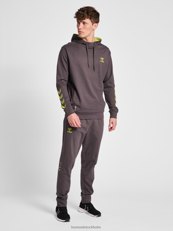 se Hummel män hmloffgrid hoodie i bomull LL40V697 \"luvtröja\"