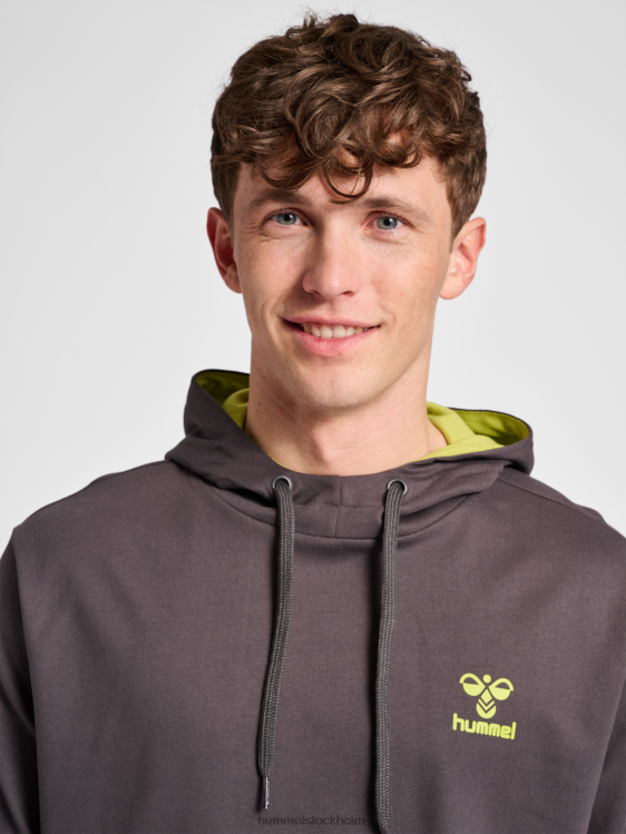 se Hummel män hmloffgrid hoodie i bomull LL40V697 \"luvtröja\"