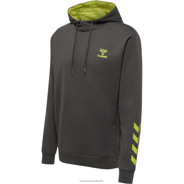 se Hummel män hmloffgrid hoodie i bomull LL40V697 \"luvtröja\"